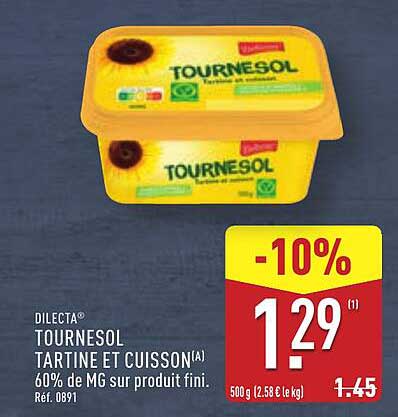 TOURNESOL TARTINE ET CUISSON