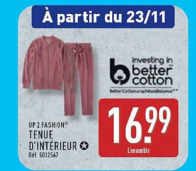 UP 2 FASHION® TENUE D'INTÉRIEUR