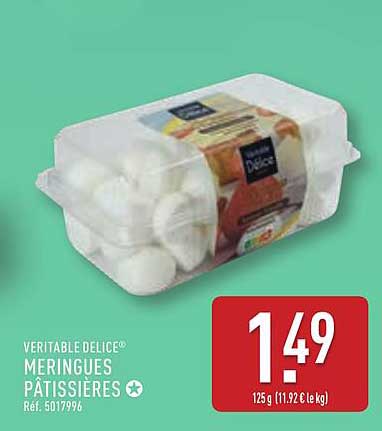 VÉRITABLE DÉLICE® MERINGUES PÂTISSIÈRES