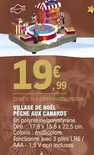 VILLAGE DE NOËL PÊCHE AUX CANARDS