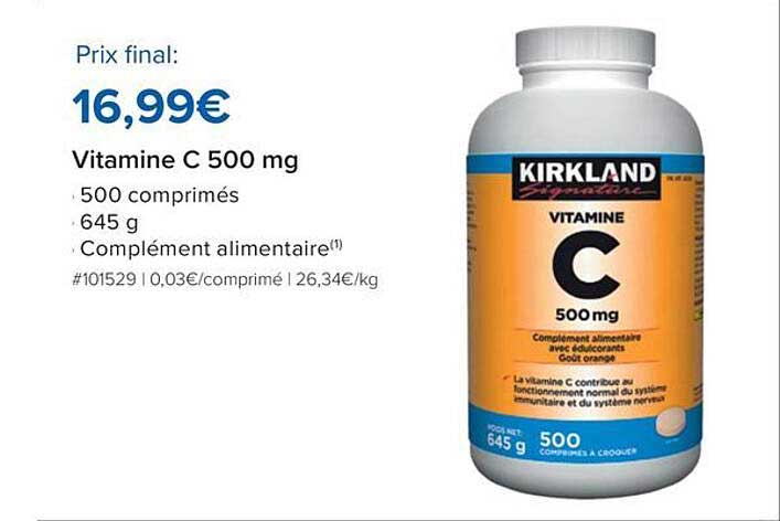 Vitamine C 500 mg