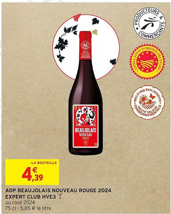 AOP BEAUJOLAIS NOUVEAU ROUGE 2024