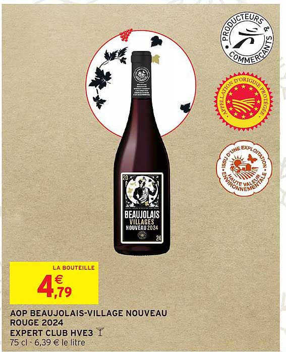 AOP BEAUJOLAIS-VILLAGE NOUVEAU ROUGE 2024