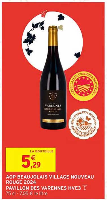 AOP BEAUJOLAIS VILLAGE NOUVEAU ROUGE 2024