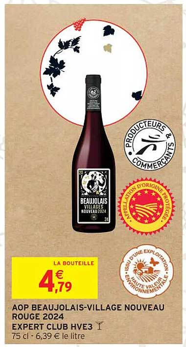 AOP BEAUJOLAIS-VILLAGE NOUVEAU ROUGE 2024