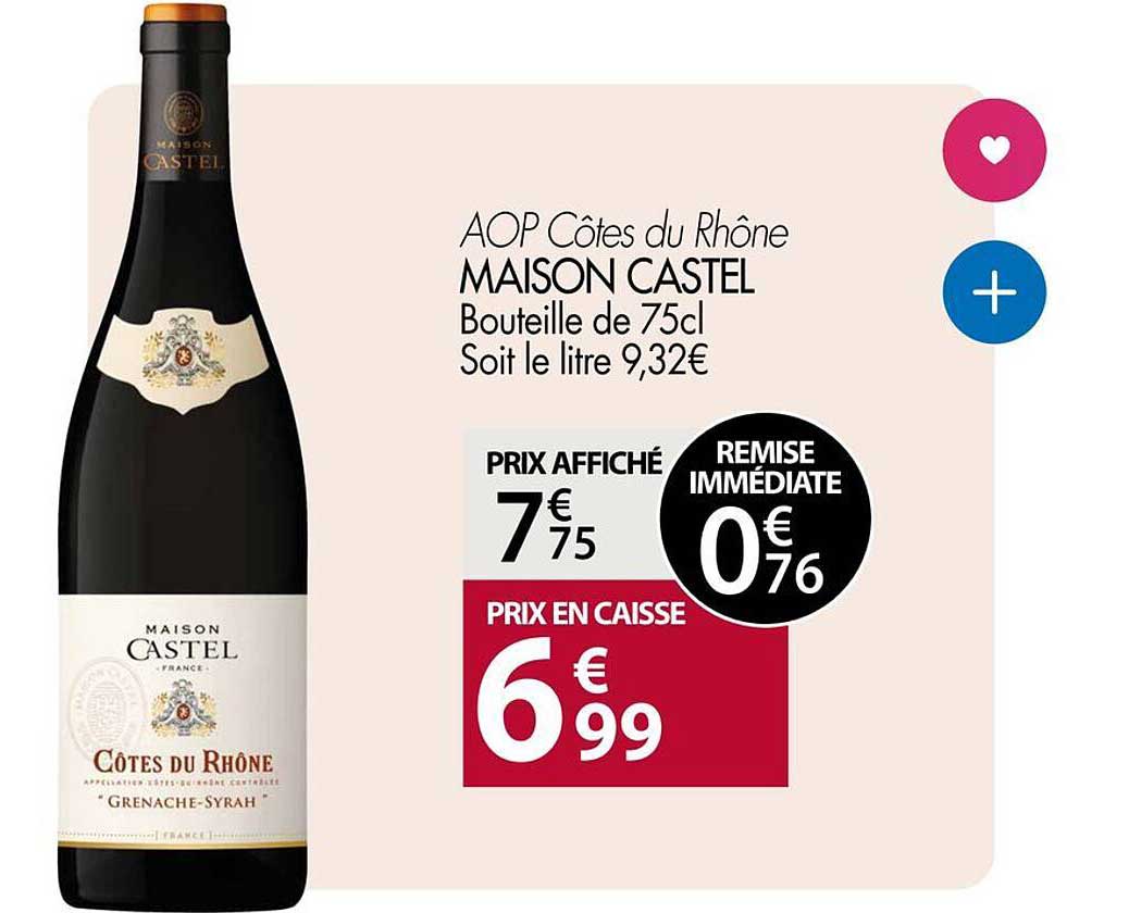 AOP Côtes du Rhône MAISON CASTEL