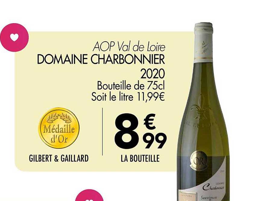 AOP Val de Loire DOMAINE CHARBONNIER 2020