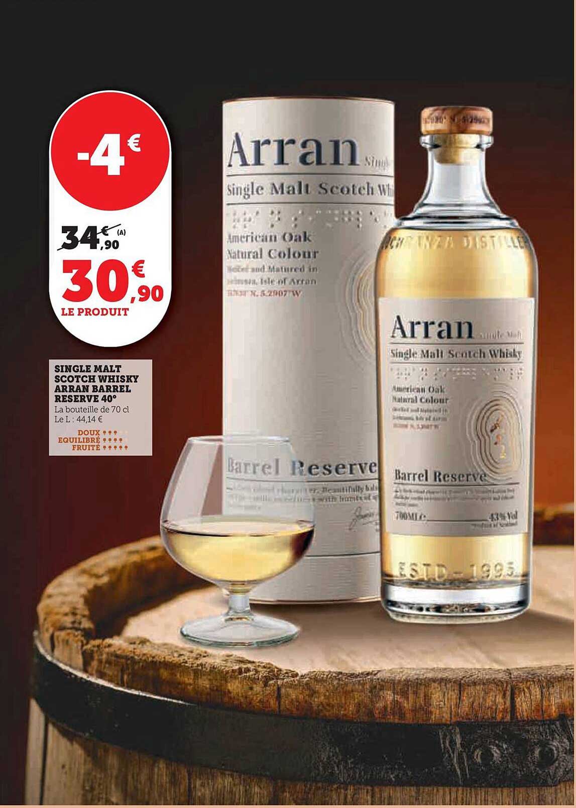 Arran Single Malt Scotch Whisky Barrel Reserve