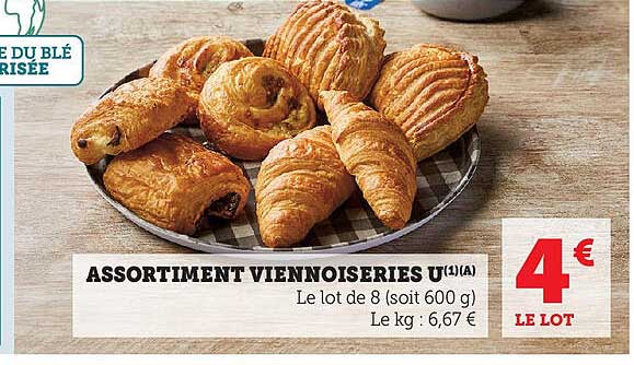 ASSORTIMENT VIENNOISERIES U(1)(A)