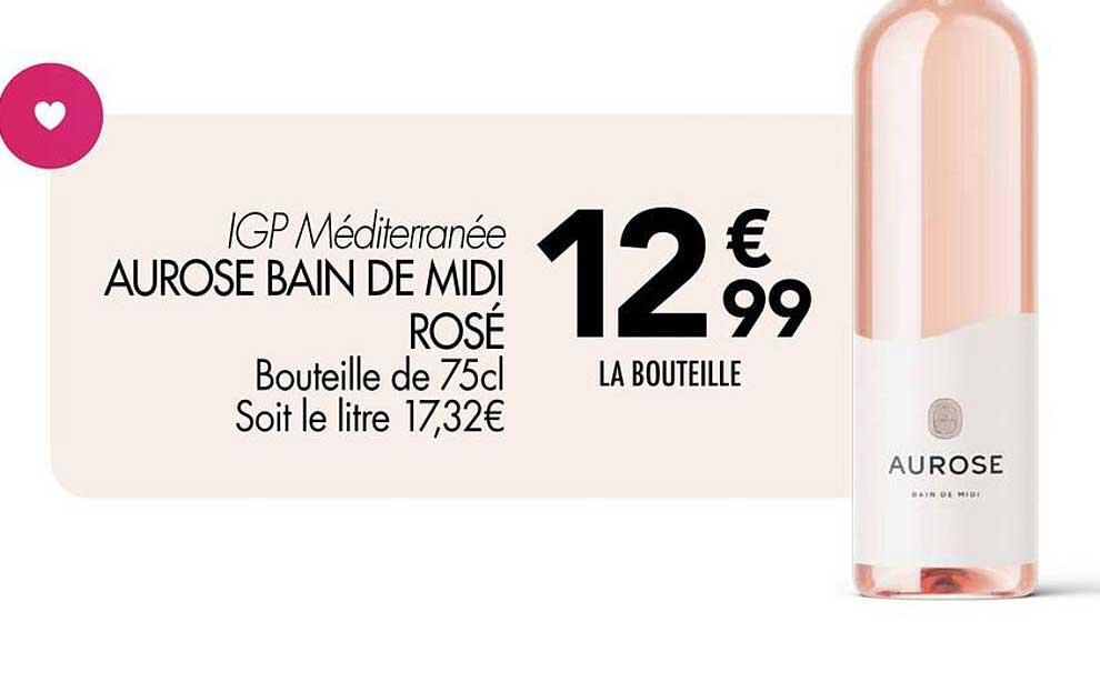 AUROSE BAIN DE MIDI ROSÉ