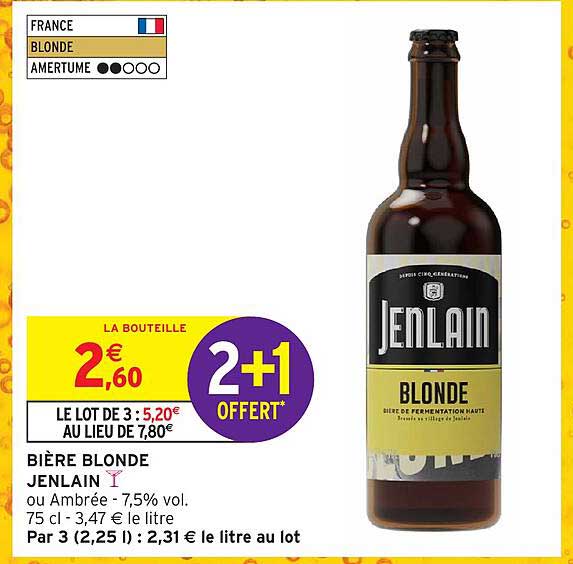 BIÈRE BLONDE JENLAIN