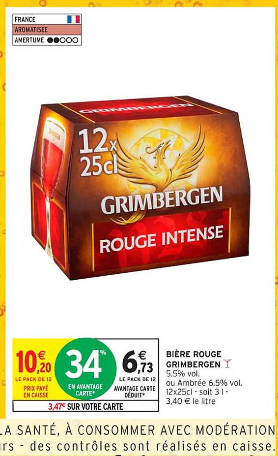 BIÈRE ROUGE GRIMBERGEN