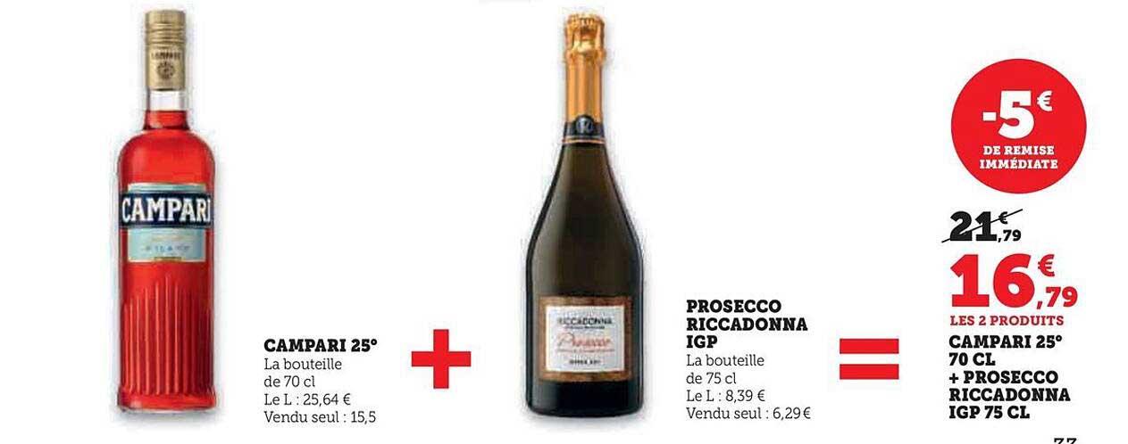 CAMpari 25° + Prosecco Riccadonna IGP