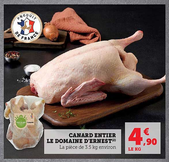 CANARD ENTIER LE DOMAINE D'ERNEST