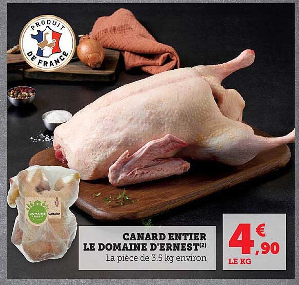 CANARD ENTIER LE DOMAINE D'ERNEST