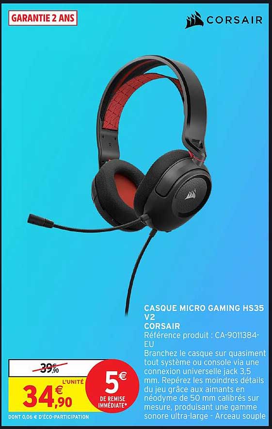 CASQUE MICRO GAMING HS35 V2