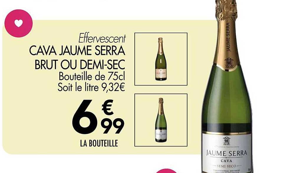 CAVA JAUME SERRA BRUT OU DEMI-SEC