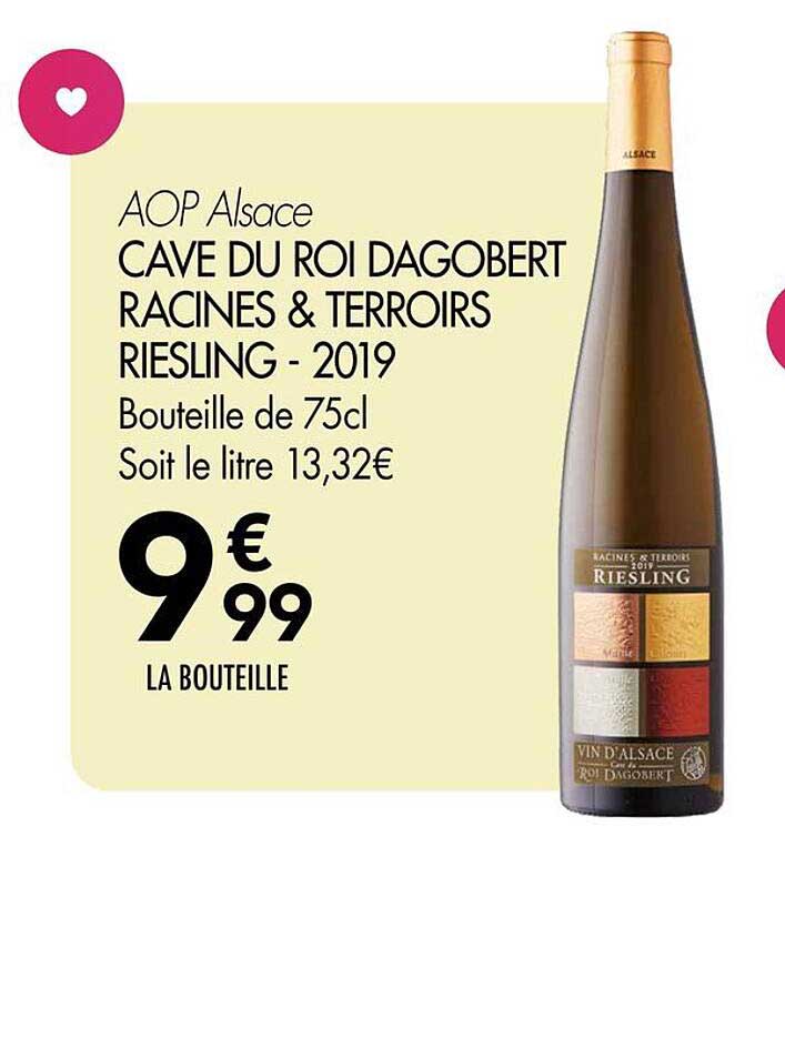 CAVE DU ROI DAGOBERT RACINES & TERROIRS RIESLING - 2019