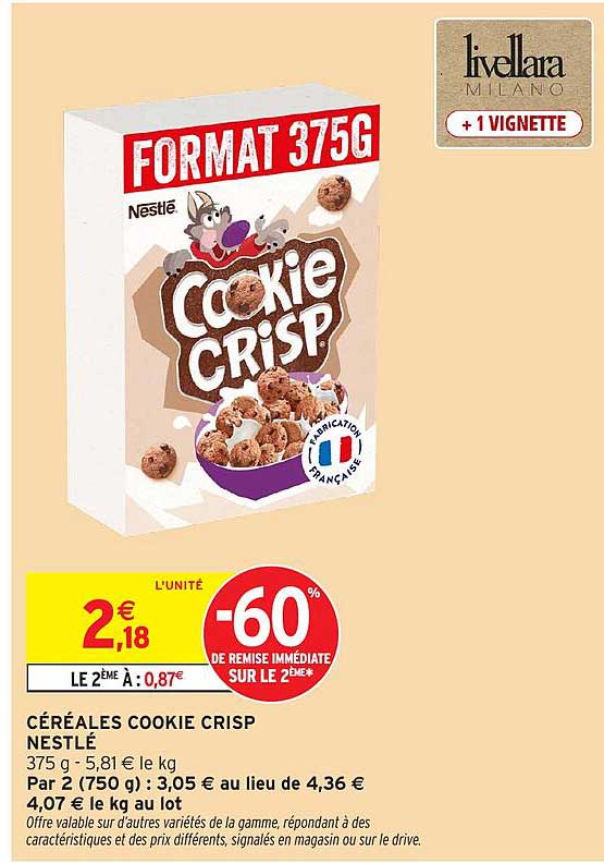 CÉRÉALES COOKIE CRISP