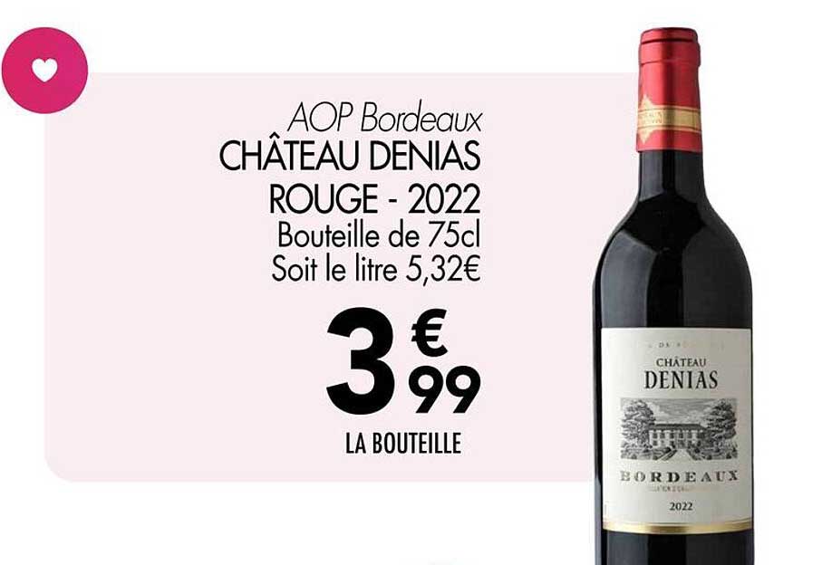 CHÂTEAU DENIAS ROUGE - 2022