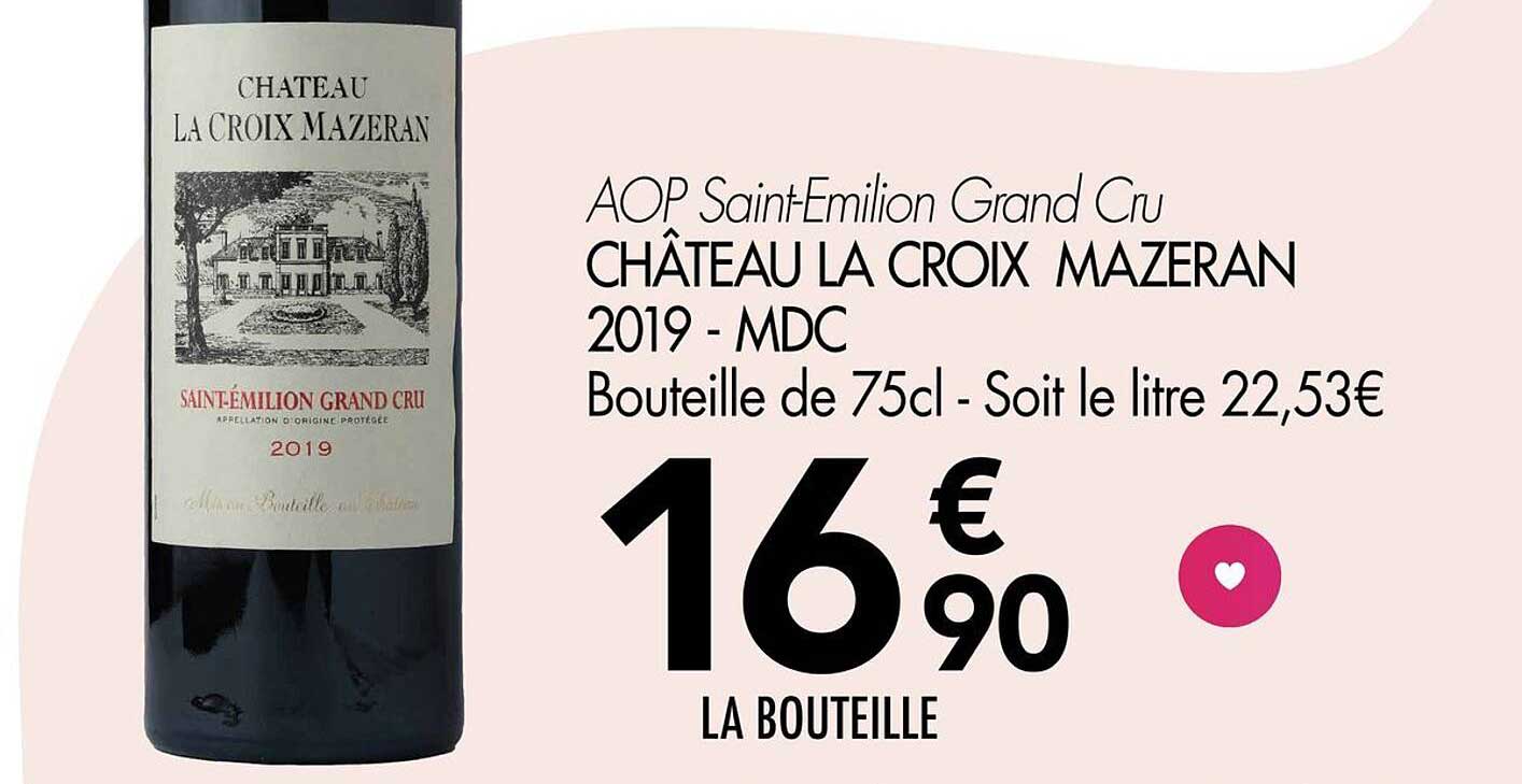 CHÂTEAU LA CROIX MAZERAN 2019 - MDC