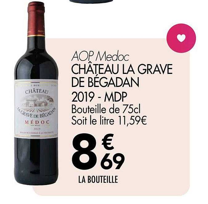 CHÂTEAU LA GRAVE DE BÉGADAN 2019 - MDP