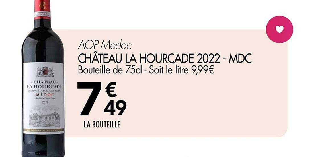 CHÂTEAU LA HOURCADE 2022 - MDC