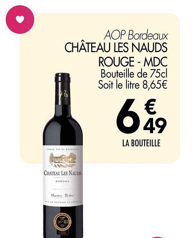 CHÂTEAU LES NAUDS ROUGE - MDC