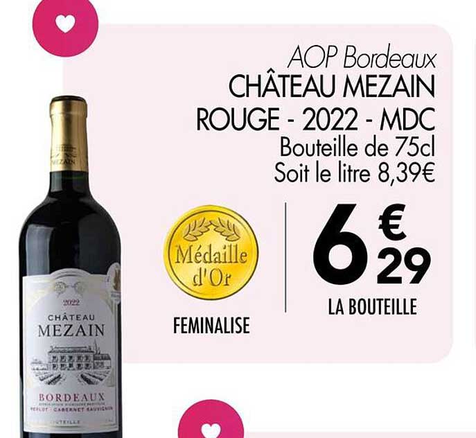 CHÂTEAU MEZAIN ROUGE - 2022 - MDC