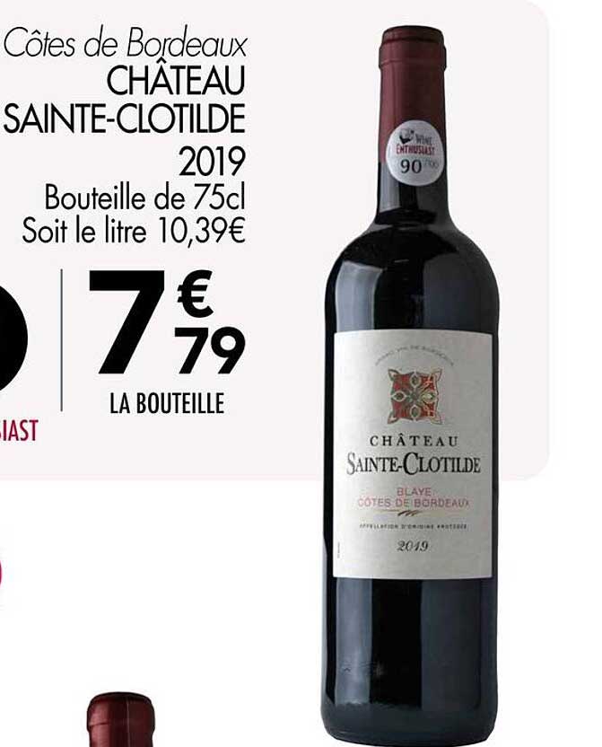 CHÂTEAU SAINTE-CLOTILDE 2019