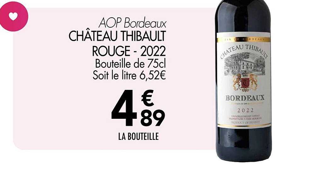 CHÂTEAU THIBAULT ROUGE - 2022