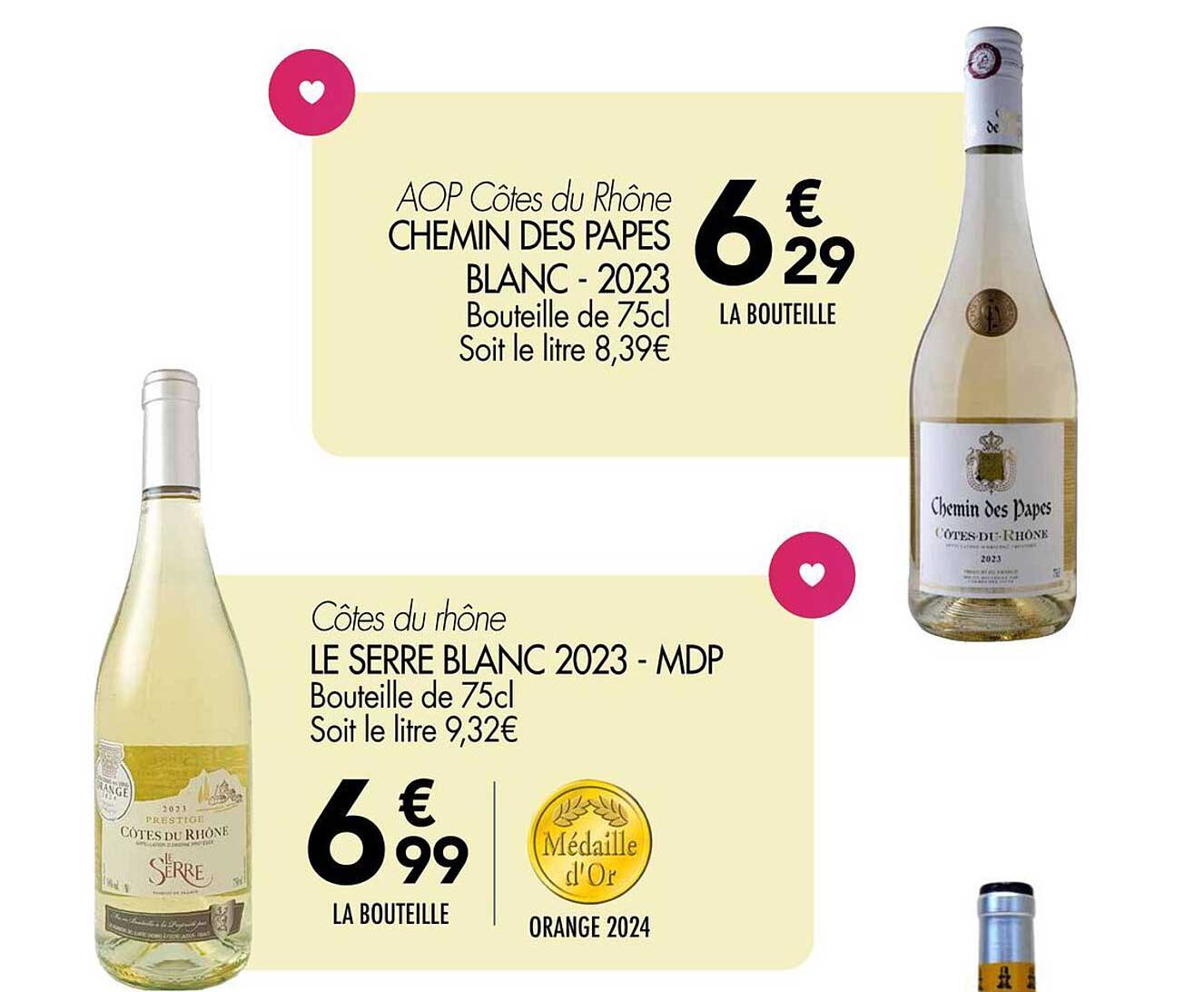 CHEMIN DES PAPE  BLANC - 2023  
LE SERRE BLANC 2023 - MDP