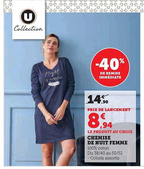 CHEMISE DE NUIT FEMME