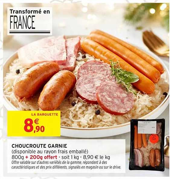 CHOUCROUTE GARNIE