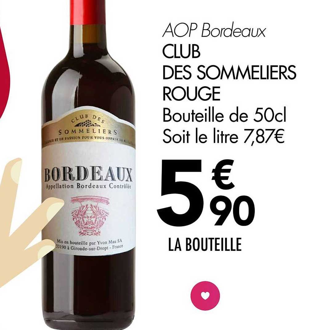 CLUB DES SOMMELIERS ROUGE