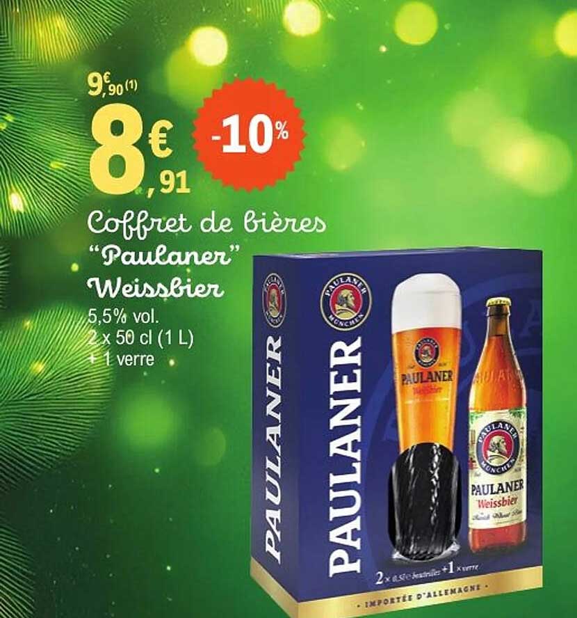 Coffret de bières "Paulaner" Weissbier