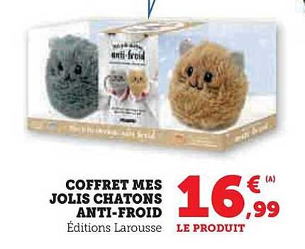 Coffret mes jolis chatons anti-froid