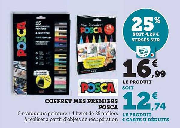 COFFRET MES PREMIERS POSCA