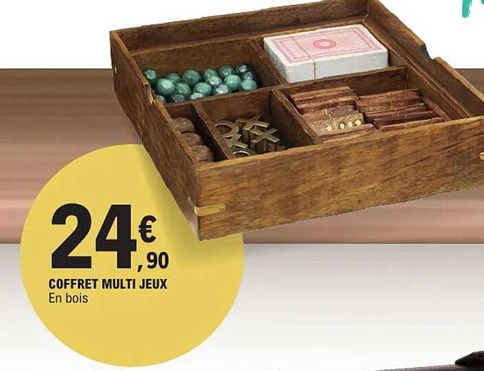 COFFRET MULTI JEUX