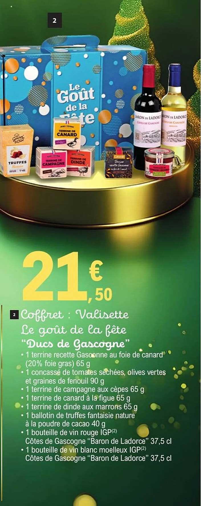 Coffret : Valisette Le goût de la fête "Ducs de Gascogne"