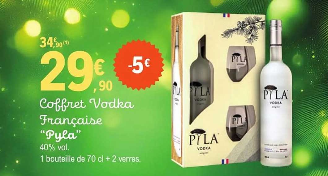 Coffret Vodka Française "Pyla"