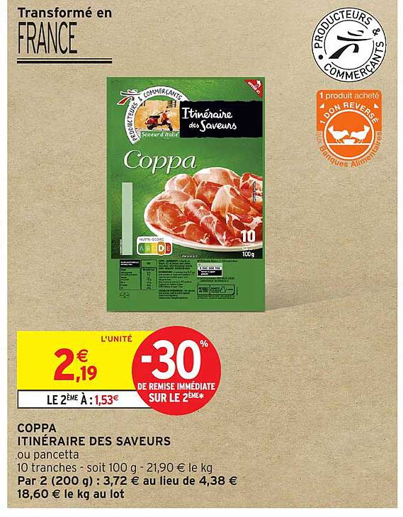 COPPA ITINÉRAIRE DES SAVEURS