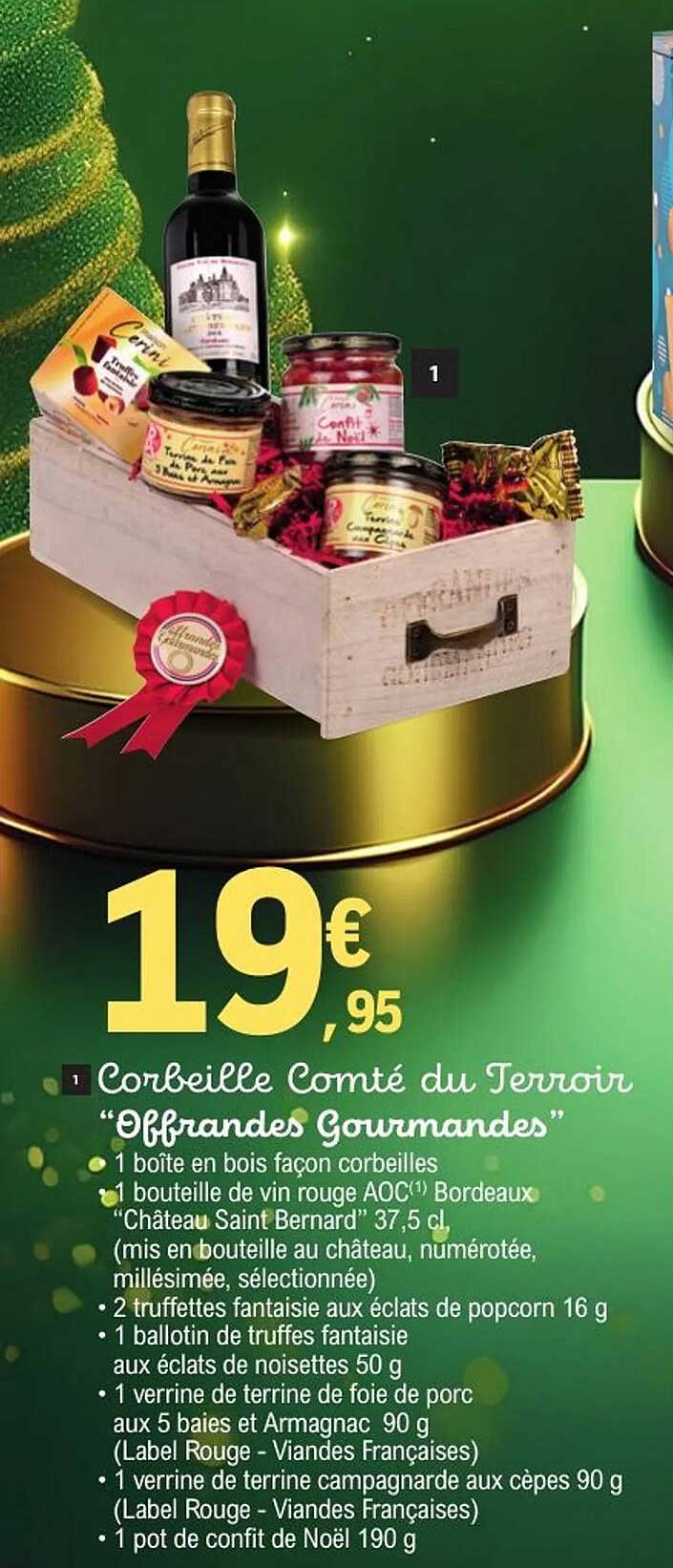 Corbeille Comté du Terroir "Offrandes Gourmandes"