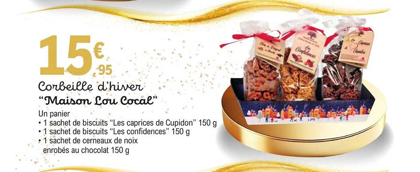 Corbeille d'hiver "Maison Lou Cocal"