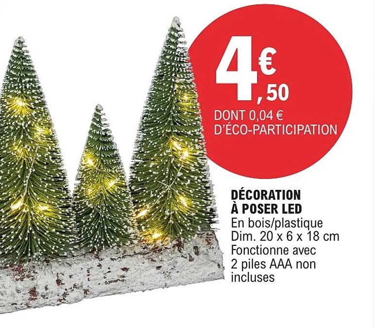 DÉCORATION À POSER LED