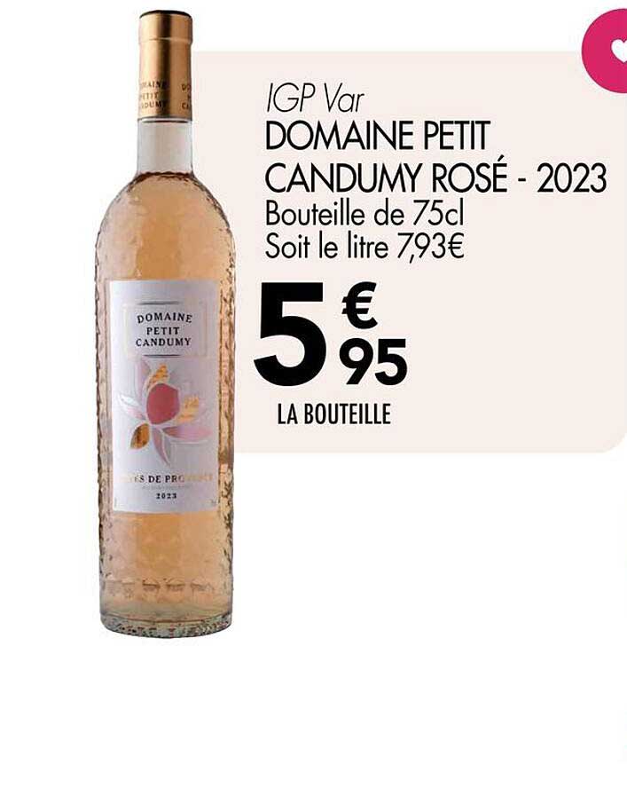 DOMAINE PETIT CANDUMY ROSÉ - 2023