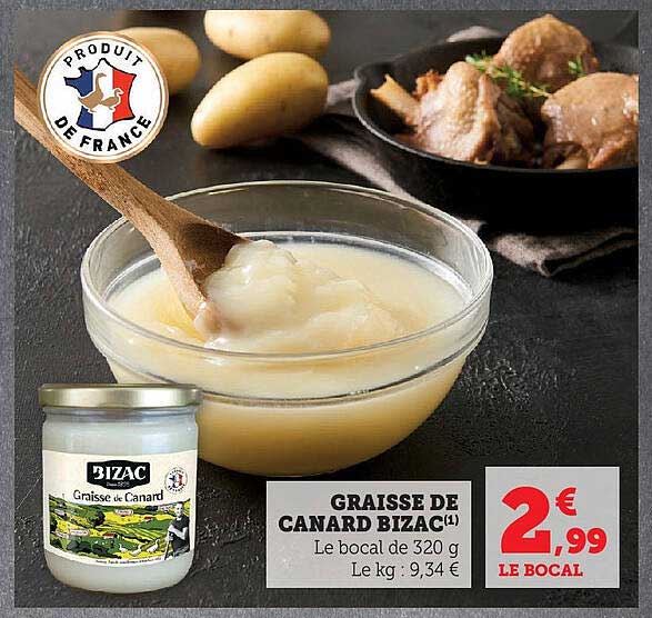 GRAISSE DE CANARD BIZAC