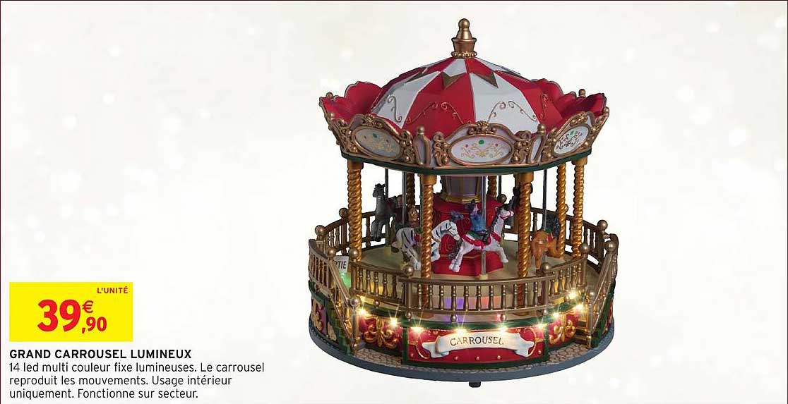 GRAND CARROUSEL LUMINEUX