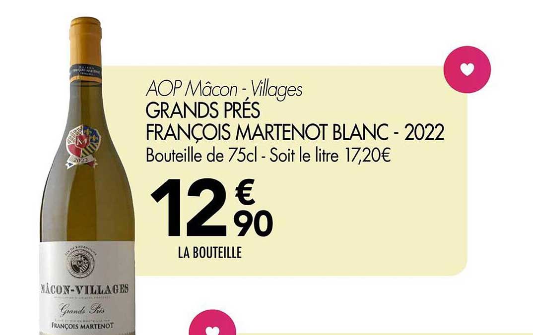 GRANDS PRÉS FRANÇOIS MARTENOT BLANC - 2022