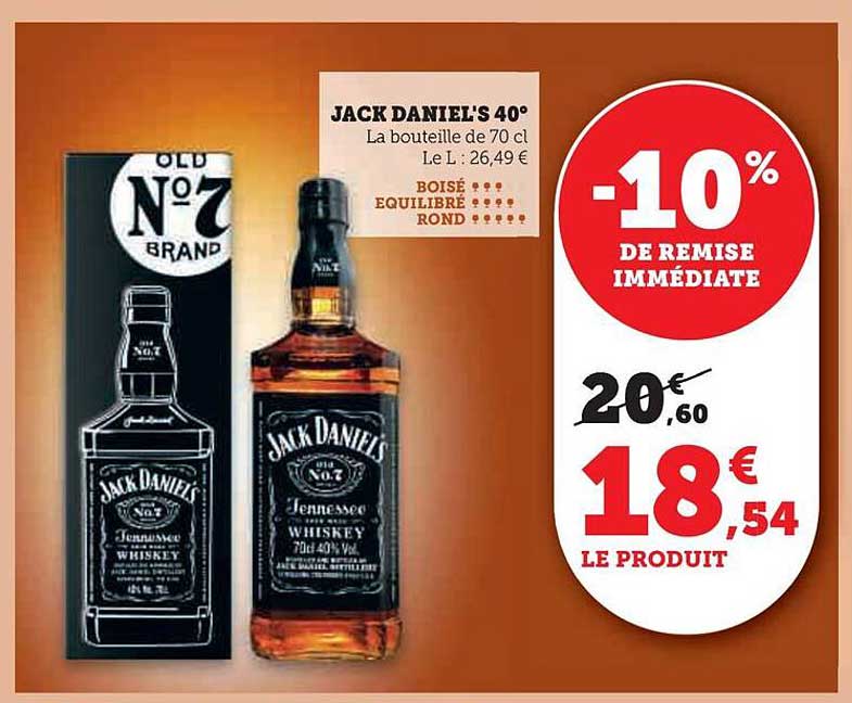 JACK DANIEL'S 40°